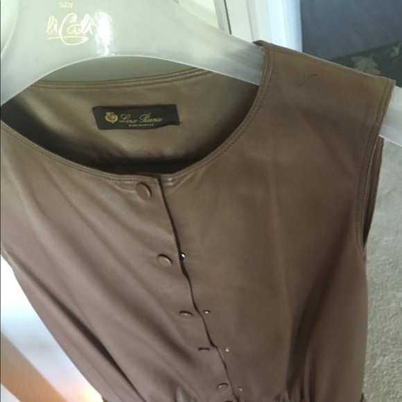 Loro Piana Reika Plonge Lambskin dress - Picture 8 of 8